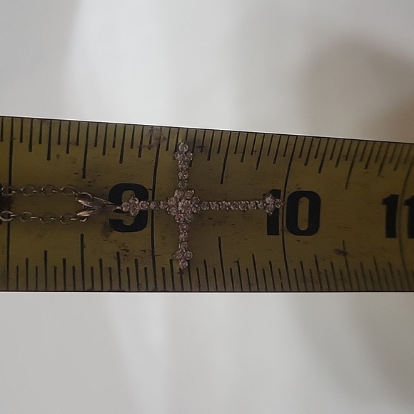 Diamond Cross Necklace - Picture 8 of 8